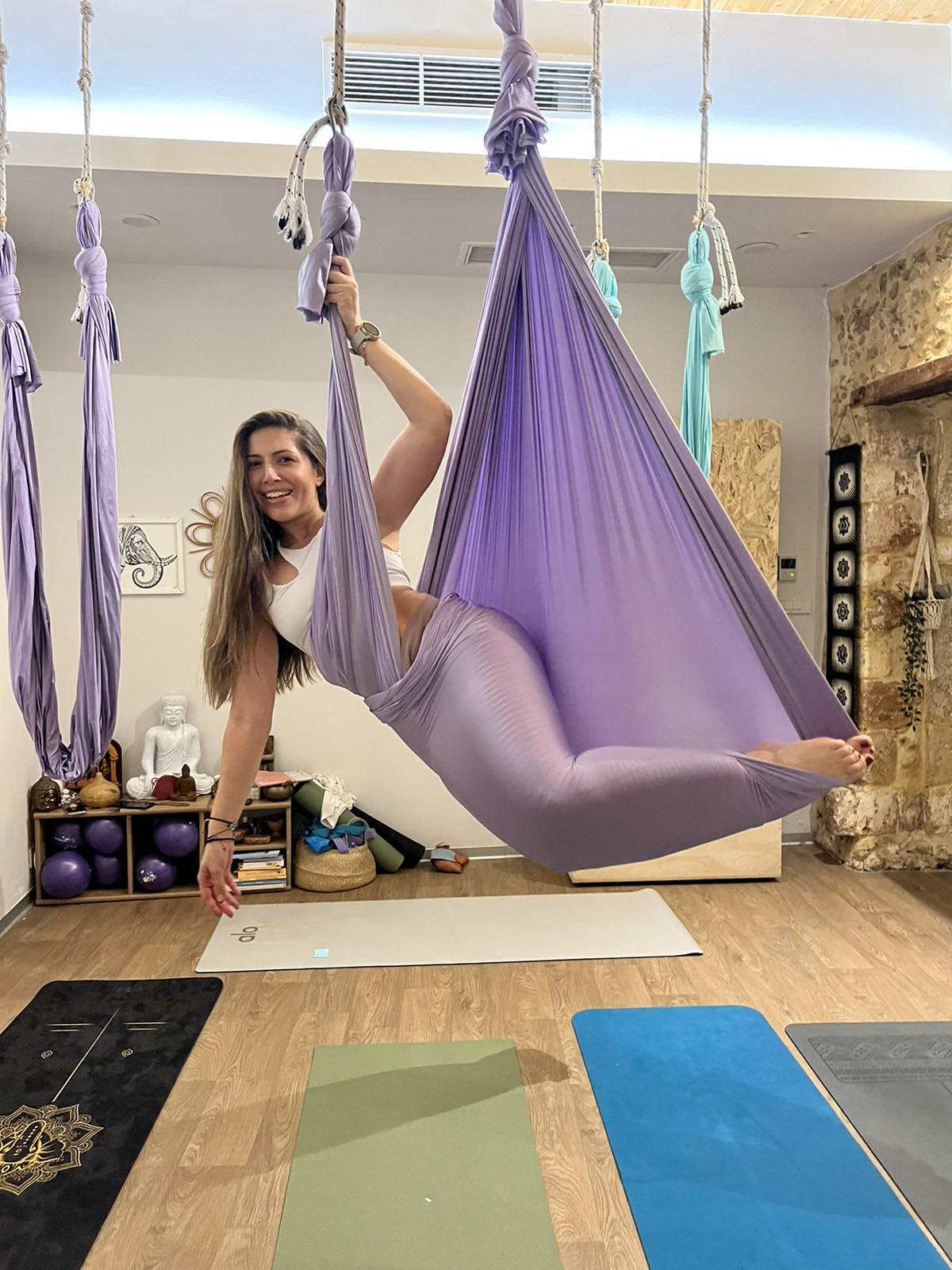 Yoga class at Chania Hatha Yoga Center